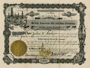 British American Oil and Gas Co.